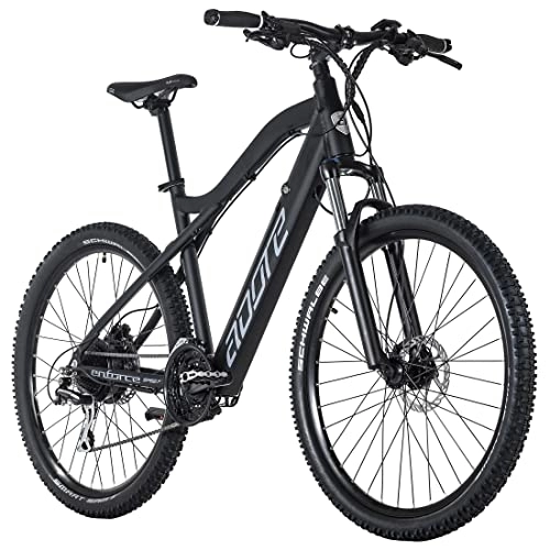 Vélos électriques : KS Cycling VTT Semi Rigide électrique 27, 5" Enforce 36V / 14Ah Noir Adore