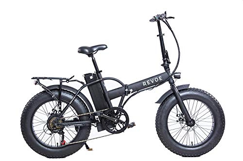 Vélos électriques : Revoe 551691 Dirt VTC Velo Electrique Pliant 20' Mixte Adulte, Noir, Unique