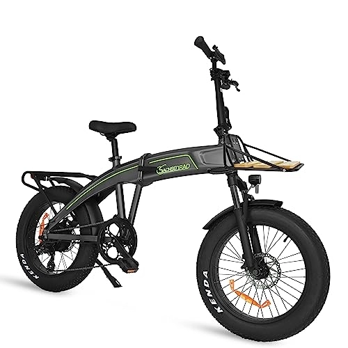Vélos électriques : SachsenRAD E-Folding Bike Vélo Pliant F6 Safari Pro 20" Fatbike StVZO | Guide des câbles Interne | Anodisation de Haute qualité | Ebike vélos électriques pliants Pedelec e-Fatbike