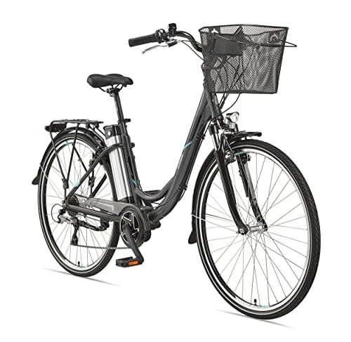 Vélos électriques : Telefunken Vélo électrique Pedelec pour femme 28" - 7 vitesses - En aluminium - Avec moteur central - 250 W / 10, 4 Ah / 36 V - RC860 - Multitalent