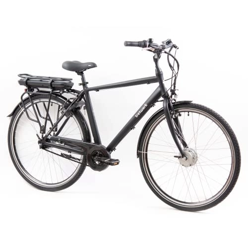 Vélos électriques : tretwerk DIREKT gute Räder Mystic, vélo électrique pour Hommes, Noir Mat, 28 Pouces