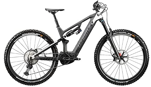Vélos électriques : Vélo E-Bike 2021 VTT FULL CARBON WHISTLE B-RUSH C9.1 12 V taille 48 couleur noir / gris