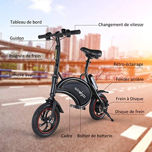 Vélos électriques : Windgoo Vlo lectrique 36 V 350 W Scooter