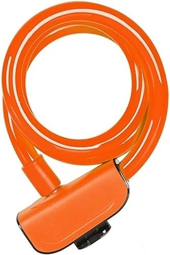 Fahrradschlösser : ZECHAO Fahrradkabelschloss for Fahrrad -Elektrofahrradmotorrad -Tore Kupferkern langlebiger Stahl MTB Sperren Sie Super-Anti-Diebstahl-Schlösser Fahrradschloss (Color : Orange, Size : 120x1.3cm)