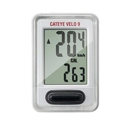CatEye Ordenadores de ciclismo Shimano - Computadora Cateye Velo Wireless Blanca