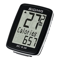Sigma Ordenadores de ciclismo Sigma 09160 Cuenta Kilómetros, Deportes y Aire Libre, Negro, Talla Única