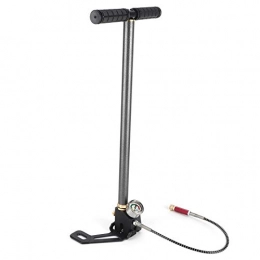 Ausla 0-6000psi Pompe à Vélo Haute Pression Portable avec Manomètre,Pompe à Main pour Auto/Moto/Vélo/Kayaks/Balles Gonflables,Pompe à Cadre de Vélo