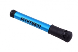 Ammaco Accessories Ammaco Bicycle Road Bike Mini Hand Pump Tyre Inflator Alloy Presta & Schrader Valve Blue