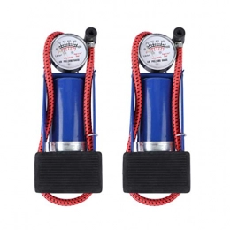WINOMO 2pcs Tire Inflator Portable High-pressure Pedal Inflator Floor Foot Pump Mini Tire Inflator for Bicycle Motorcycle Tires