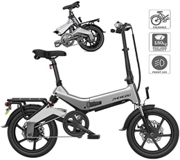 Generic Bici elettriches 3 Wheel Bikes for Adults, Ebikes Folding Electric Bike for Adults, Smart Mountain Bike Aluminum Alloy Electric Bicycle / Commute Ebike with 250W Motor, with 3 Riding Modes for City Commuting O