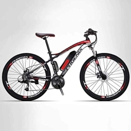 Aoyo Bici elettriches Adulti 26" Mountain bike, intelligenti Montagna-bici fuoristrada Biciclette 27 velocità, 50 chilometri di distanza in miglia Pure batteria rimovibile agli ioni di litio, (Color : 40KM / 90KM)