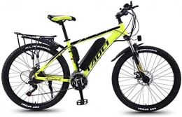 Aoyo Bici elettriches Adulti elettrica bici elettrica Mountain bike, lega di alluminio Biciclette All Terrain, 26" 36V 350W 13Ah rimovibile agli ioni di litio, smart Montagna-bici for la Mens, (Color : Yellow 1)