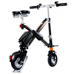 AIRWHEEL Bici Airwheel E6 Bicicletta elettrica pieghevole con batteria staccabile (nero)
