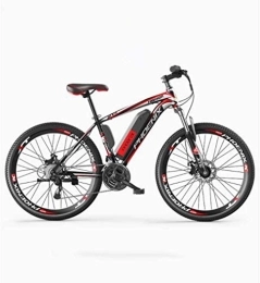 Aoyo Bici elettriches All Terrain Biciclette 27 velocità, 26" Mountain Bike for adulti, 36V 50KM Pure Chilometraggio batteria rimovibile agli ioni di litio, smart Montagna Ebike (Color : A electric 35KM / hybrid 70KM)