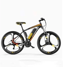 Aoyo Bici elettriches All Terrain Biciclette 27 velocità, 26" Mountain Bike for adulti, 36V 50KM Pure Chilometraggio batteria rimovibile agli ioni di litio, smart Montagna Ebike (Color : D4 electric 40KM / hybrid 90KM)