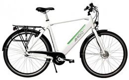 amiGO Bici elettriches Amigo E-Line – Bicicletta elettrica da uomo – E-Bike 28 pollici – Sturmey Archer 3 marce – cambio a mozzo – 250 W e 8, 7 Ah, batteria agli ioni di litio da 36 V – Bianco