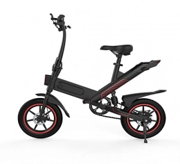 通用 Bici elettriches APIWO - Bicicletta elettrica per adulti e adolescenti, alla moda, pieghevole, per una guida sicura (nero)