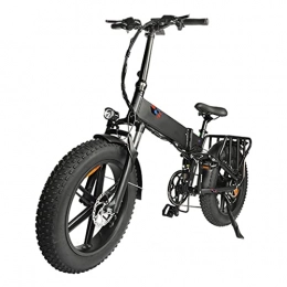 AWJ Bici elettriches AWJ Bici elettrica Pieghevole Bici elettrica Pieghevole per Adulti 204.0 Bicicletta elettrica Fat Tire 48V 12.8Ah Bicicletta elettrica 750W Mountain Ebike Snow / 8 velocità 45km / H