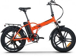 TECNOBIKE SHOP - VENDITA ACCESSORI GIOCATTOLI Bici elettriches Bici Bicicletta Elettrica E-bike Pieghevole RKS Urban Bike RSIII-Pro 250W 36V Batteria Litio (Samsung) Shimano (Arancione)