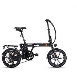 Tengfei Bici elettriches Bici da 16 pollici in lega di alluminio in lega di alluminio Bike elettrica Bike elettrica 36V Bike batteria al litio, Rosso