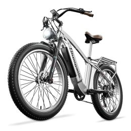 Vikzche Q Bici elettriches Bici elettrica Mx04 Fat Tire Montagna elettrica BAFANG Motore 15AH batteria Off-road E-bike