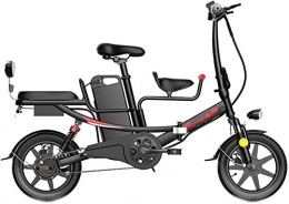 Fangfang Bici elettriches Bicicletta Elettrica, Biciclette elettriche per adulti Pieghevole Bike elettrica da 14 pollici Batteria al litio E Bike 48 V 400W Acciaio al carbonio Elevato in bicicletta E Energy Risparmio energetic