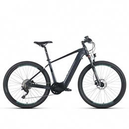 LWL Bici elettriches Bicicletta elettrica per adulti 240W 36V Mid Motor 27.5 "Bicicletta elettrica da montagna 12.8Ah Li-Ion Batteria elettrica Cross Country Ebike (Colore: Nero blu)