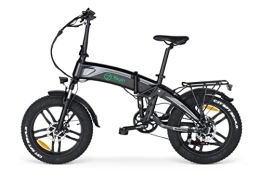 YOUIN NO BULLSHIT TECHNOLOGY Bici elettriches Bicicletta elettrica, Youin You-Ride Dakar, pieghevole, ruote Fat 20", batteria integrata estraibile, autonomia fino a 45 km, cambio Shimano a 7 velocità.