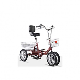 Aoyo Bici elettriches Biciclette A Tre Ruote, Pedali per Mezza età E Anziani, Manodopera, Pedali Leggeri per Piccola Mobilità Biciclette Singole(Color:B)