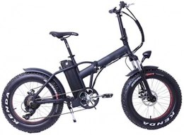 ZJZ Bici elettriches Biciclette, Bicicletta elettrica pieghevole Bicicletta elettrica da 20 pollici 36v 10.4ah Bicicletta con batteria agli ioni di litio rimovibile con motore da 500w e 6 marce Gamma per potenza 31-60 Km