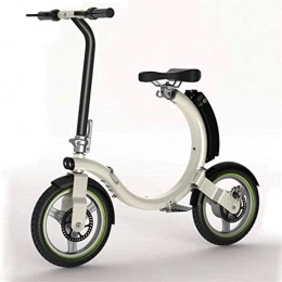ZJZ Bici elettriches Biciclette elettriche veloci per adulti Bicicletta elettrica per adolescenti Bicicletta elettrica pieghevole per adulti con illuminazione a LED Velocità massima 28 km / H 18KM Distanza di corsa Monopa
