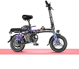 ZJZ Bici elettriches Biciclette elettriche veloci per adulti Bicicletta elettrica pieghevole per adulti, Bicicletta da pendolare con motore ad alta velocità a conversione di frequenza, Velocità massima della bicicletta da