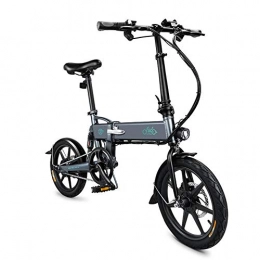 Bike Bici elettriches Bike 16-inch Pneumatici Folding Elettrico con 250W Motore Max 25 Kmh 6 Costi Shift 7.8Ah Batteria per Adulti Grey