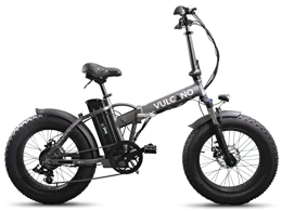 dme bike Bici elettriches DME BIKE, Vulcano S-Type, (Grigio) Bicicletta Fat-Bike Elettrica Pieghevole a Pedalata Assistita 20" 250W 36V