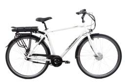 F.lli Schiano Bici elettriches F.lli Schiano E- Moon Nexus 7 28'', Bicicletta Elettrica da Città, Uomo, Bianca