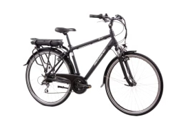 F.lli Schiano Bici elettriches F.lli Schiano E-Ride 28" E-Bike, Bicicletta Elettrica da Uomo con Motore 250W e Batteria al Litio 36V 10, 4Ah estraibile, con 21 Velocità, Colore Nero