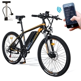 Fafrees Bici elettriches Fafrees Hailong One E-Bike Mountain Bike da donna con app display LCD da 3, 5 pollici da 25 km / h, bicicletta elettrica da 26 pollici per adulti, bici elettrica da città da uomo Shimano (Nero)