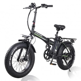YANGAC Bici elettriches Fat Bike Elettrica Pieghevole 20 Pollici, 48V / 720Wh Batteria, Bici Elettrica 7 velocità deragliatore Display 3 modalità ultra-leggero E-Bike