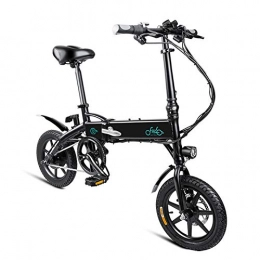 gaeruite Bici elettriches FIIDO D1 Ebike, Bicicletta elettrica pieghevole per adulto, Bicicletta elettrica pieghevole con ruote da bici da 250W 7.8Ah / 10.4Ah (10.4Ah nero)