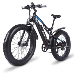 GUNAI Bici elettriches GUNAI Mountain Bike elettrica 48V Mountain Bike con pneumatici grassi per adulti con sistema frenante idraulico XOD anteriore e posteriore, batteria agli ioni di litio rimovibile