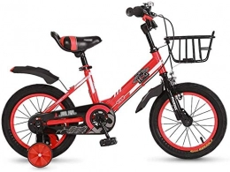 GZCC Bici elettriches GZCC Pedale per Biciclette Pedale Bici Moto Coperta per Ragazzi Bambini Che praticano Biciclette Triciclo per Bambini 3~10 Anni Carrozzina (Colore: Rosso, Dimensioni: 14 Pollici)
