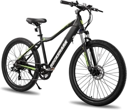 HH HILAND Bici elettriches HILAND Rockshark, bicicletta elettrica da 27, 5", bicicletta elettrica per adulti, con batteria rimovibile, 10, 4 Ah, cambio Shimano a 7 marce