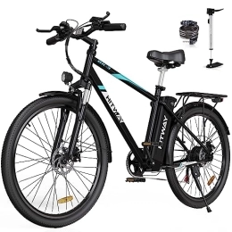 HITWAY Bici elettriches HITWAY Bicicletta Elettrica 26", Bici Elettrica Mountain Bike, E-Bike City per Uomo / Donna, Motore 250W 36V 14Ah batteria al litio estraibile, Shimano 7 marce, fino a 45-100 km