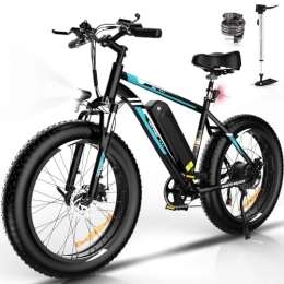 HITWAY Bici elettriches HITWAY Bicicletta Elettrica, Adulti Mountain Bike Elettrico, Bicicletta elettrica da 26", E-bike da pendolarismo con batteria rimovibile da 36 V 11, 2 Ah, Shimano 7 Velocità, 35-90km