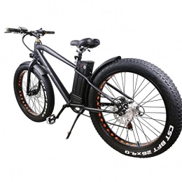 HMEI Bici elettriches HMEI Bici elettriche da Montagna per Adulti Uomini 1000w Bici elettrica da Neve 48v 17ah Bicicletta elettrica 26 Pollici 4.0 Fat Tire E Bike (Colore : Nero)