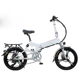 HMEI Bici elettriches HMEI Bicicletta elettrica Pieghevole Bike elettrica Pieghevole for Adulti Bicicletta elettrica 35 0W 34V. Bicicletta elettrica Pieghevole da 20 Pollici elettrica elettrica da 20 Pollici