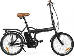 Ibike Bici elettriches i-Bike I- Fold City Bicicletta Ripiegabile Elettrica con Pedalata Assistita Uomo, Nero, unica