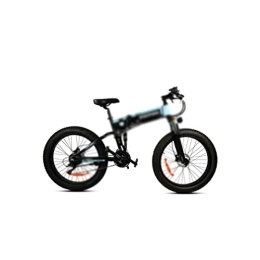 IEASE Bici elettriches IEASEddzxc Electric Bicycle Full Suspension Electric City Bike Electric Bicycle Folding Bike Model (Size : Large-26)