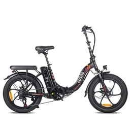 Kinsella Bici elettriches Kinsella Bicicletta elettrica pieghevole da città F20 da 50, 8 cm, motore brushless da 250 W e batteria al litio da 36 V 15 Ah (nero)