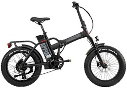 LOMBARDO BICI Bici elettriches LOMBARDO BICI APPIA Ruota 20 X 4.0 Fat Bike Motore 250w 80Nm Batteria 624Wh 48v 13ah New Gamma 2022 (Black White Matt)